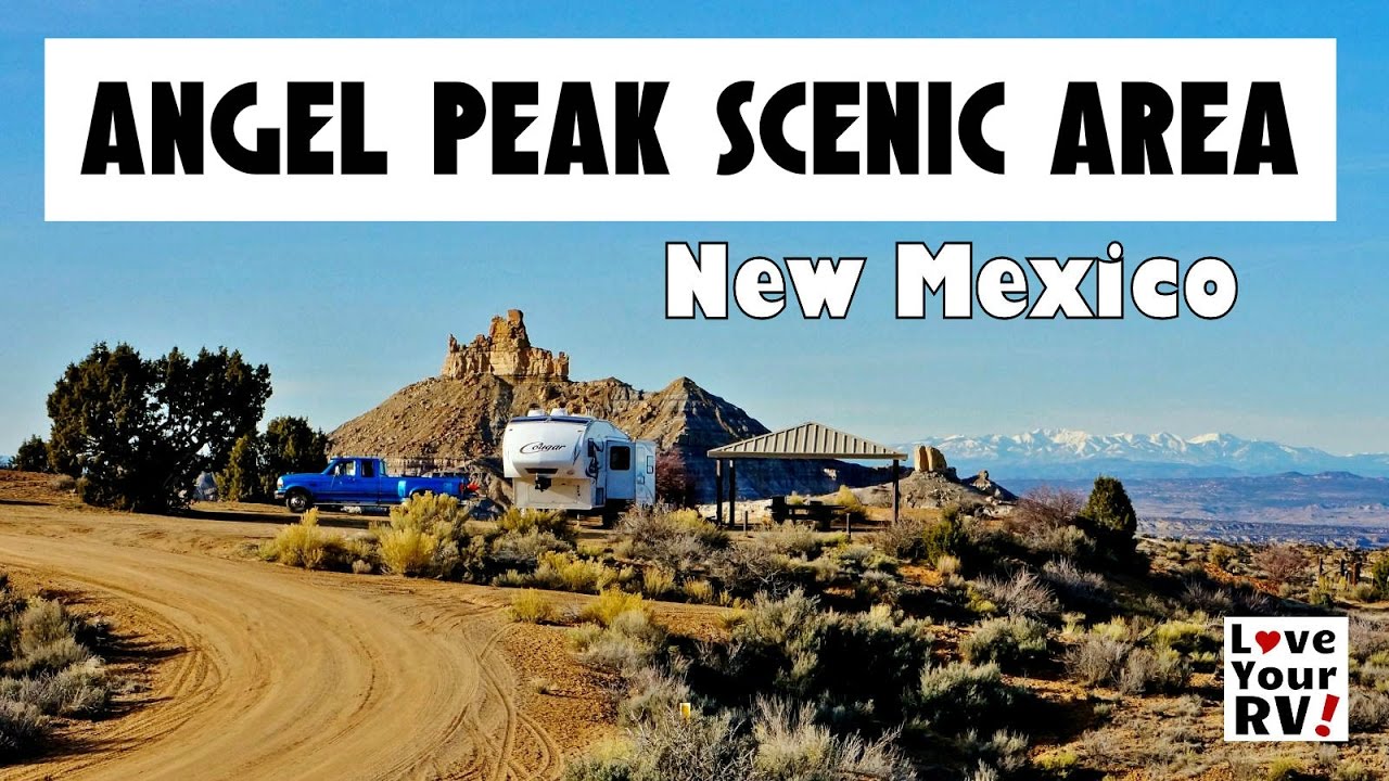 Camping and Hiking Angel Peak Scenic Area, New Mexico