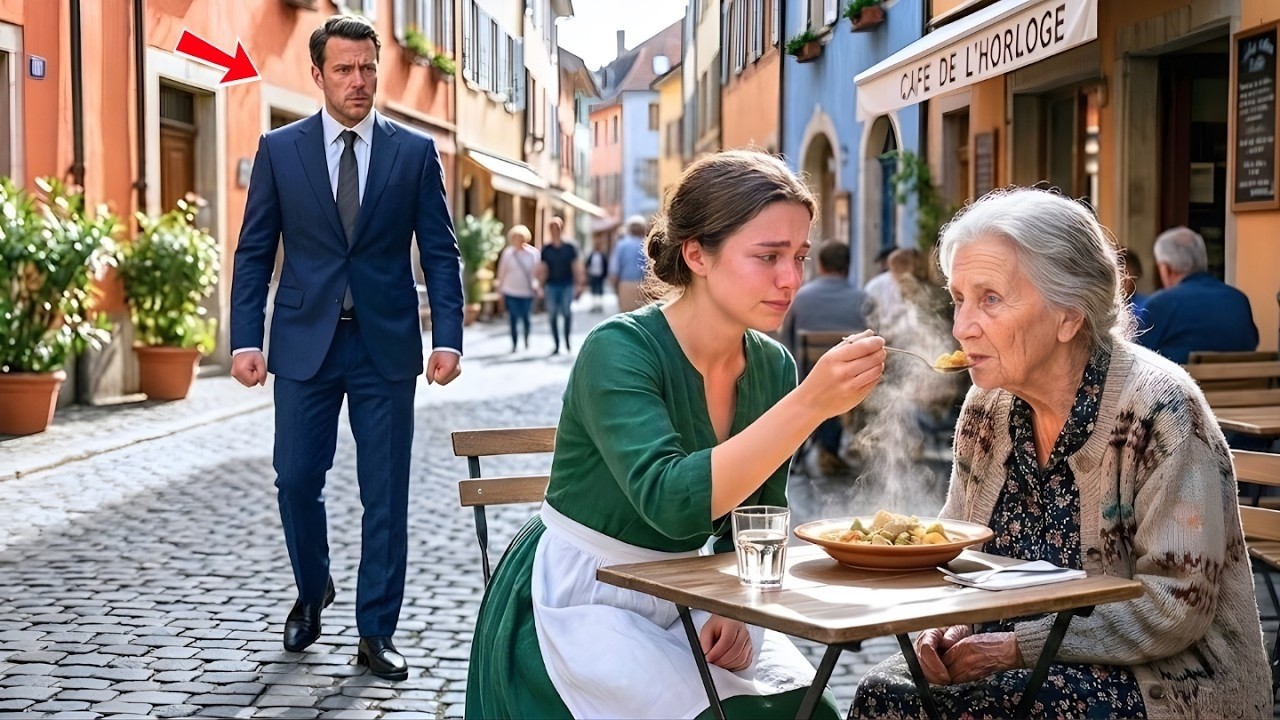 МИЛЛИАРДЕР видит, как СКРОМНАЯ официантка кормит свою МАТЬ с болезнью ПАРКИНСОНА — и происходит