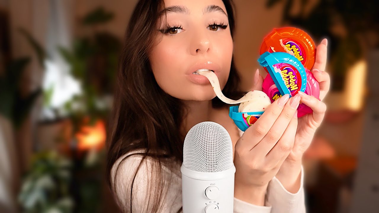 ASMR Czyste Żucie Gumy Balonowej 🫧 Bez M&oacute;wienia 🤫