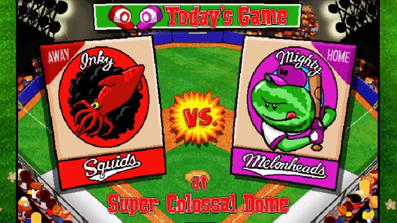 Backyard Baseball 97: Melonheads vs. Squids (Ultra Grand Championship of the Universe Game 2)