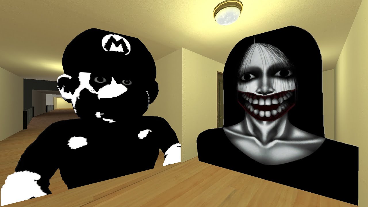 Kuchisake Onna And Gilbert Nextbot Gmod