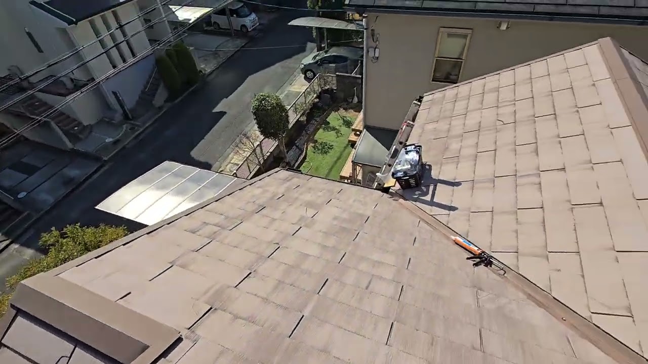 7年前にノンアスベスとタイプの屋根を塗った結果！