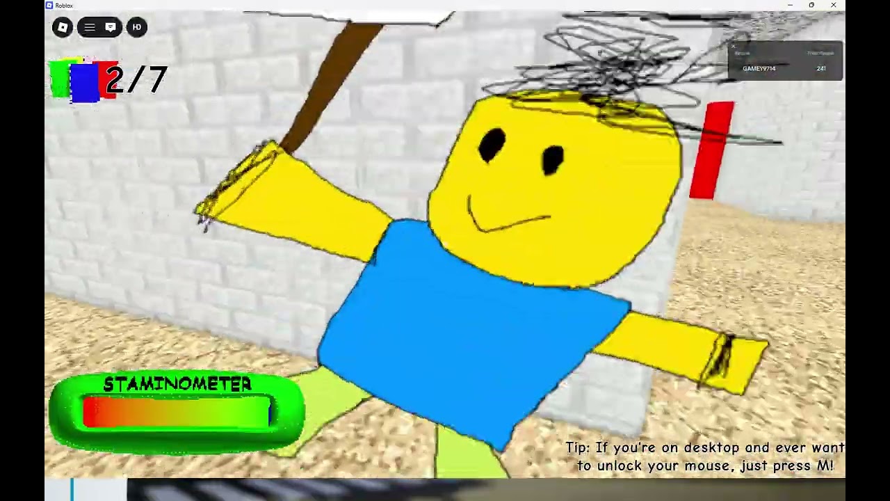 Playing Roblox