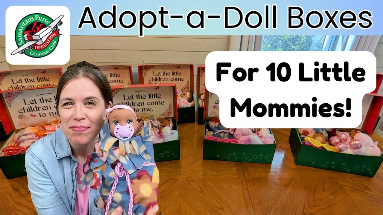 10 Shoeboxes for Little Mommies 🩷 Operation Christmas Child Adoption-Themed Mother's Day Special