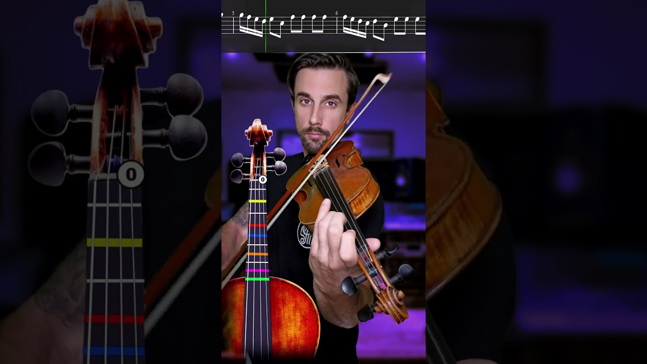 🎻 Vivaldi - Violin Concerto in A Minor Tutorial with Sheet Music and Violin Tabs 🤘
