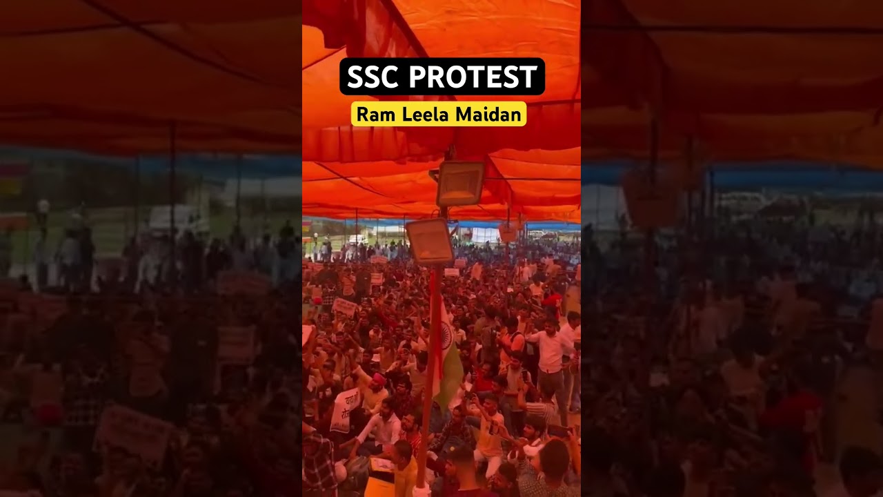 SSC PROTEST RAM LEELA MAIDAN