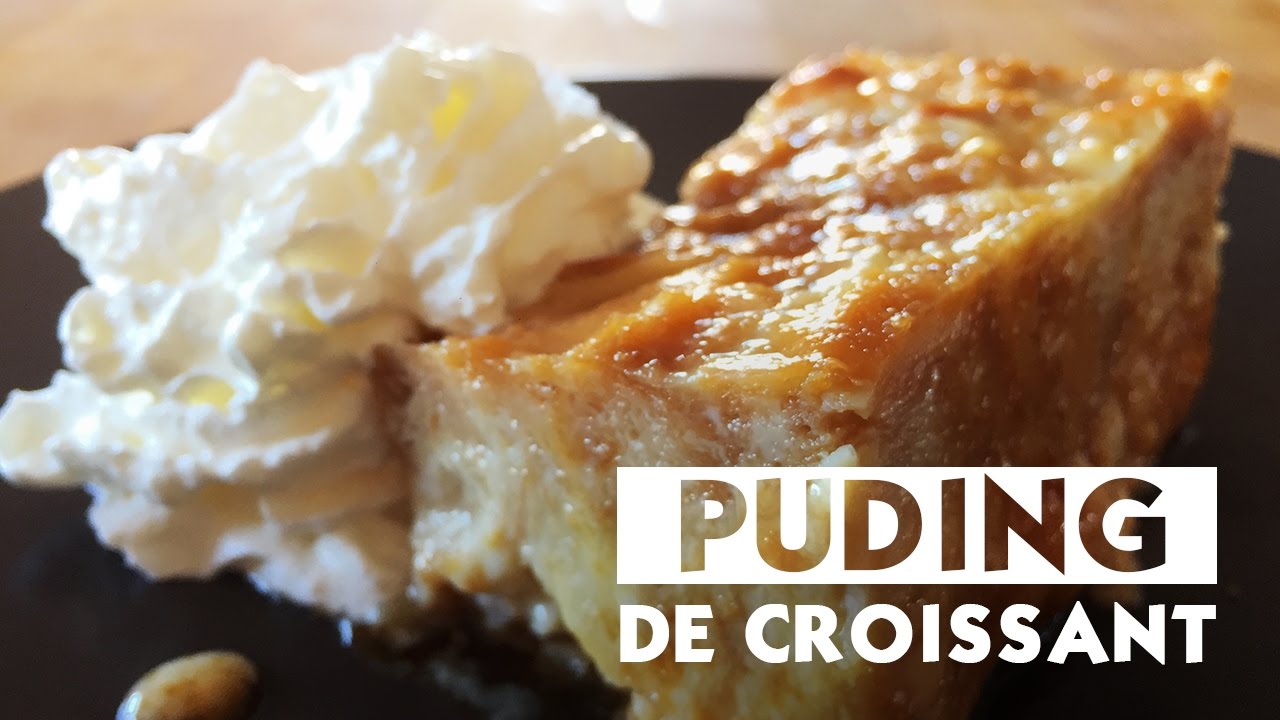 Puding de croissants casero | Receta rápida y fácil