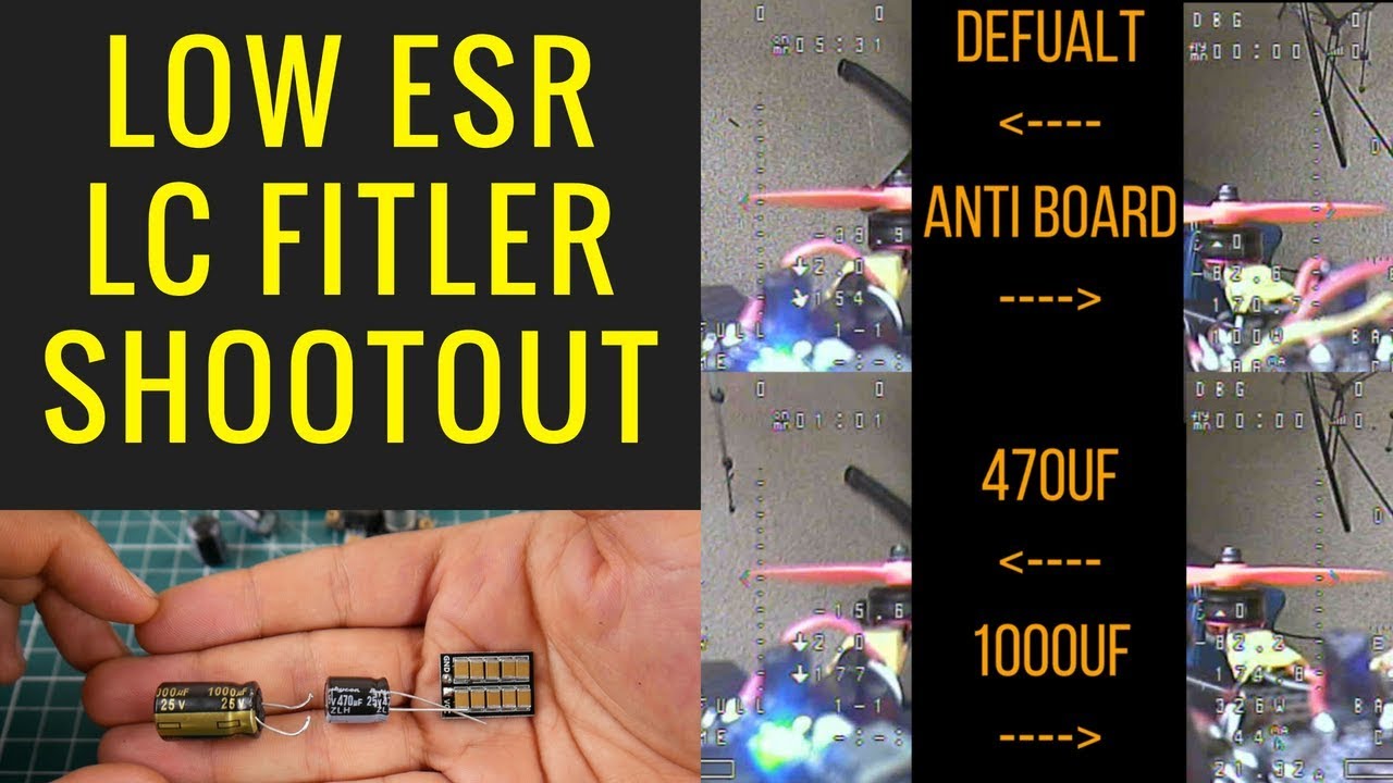 LOW ESR vs LC Filters Shootout Part 1 // Rubycon 470uF , Panasonic 1000uF, Anti-Interference 470uF