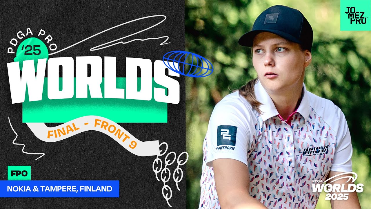2025 PDGA Pro Worlds | FPO FINALF9 | Lehtomäki, Blomroos, Scoggins, Salonen  | Jomez Disc Golf