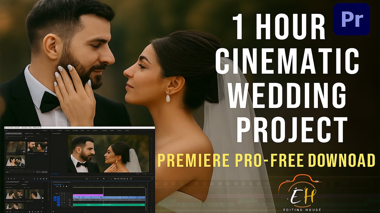 FREE 1‑Hour Cinematic Wedding Film Template 2025 | Premiere Pro Full Project Download