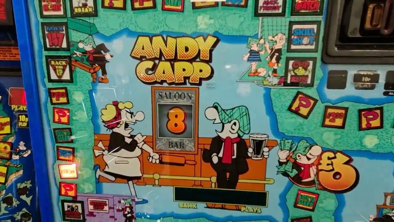 Andy Capp BWB Fruit Machine 50 Credit Challenge - Retro Slots Classic Arcade Blackpool