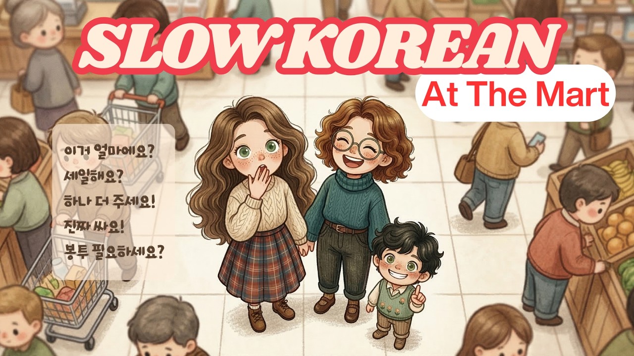 [Slow Korean] Real-Life Korean at the Mart