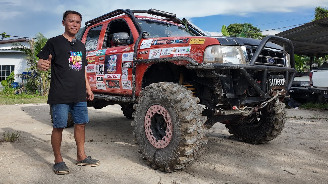 FORD RANGER + LORRY ENGINE BEAST | BORNEO SAFARI RECOVERY TEAM