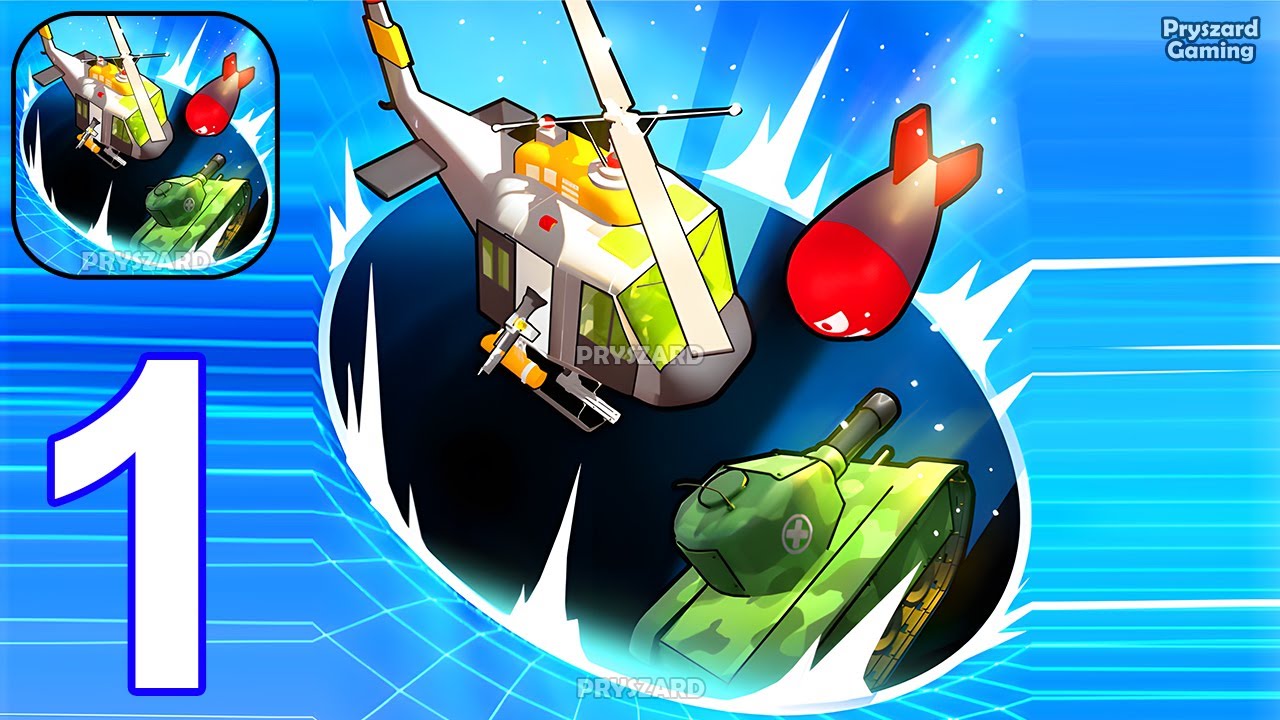 Hole Master: Army Attack - Gameplay Walkthrough Part 1 Stickman Hole War Army Commander Attack