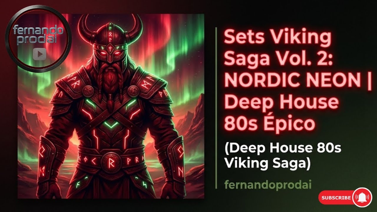 Sets Viking Saga Vol. 2: NORDIC NEON | Deep House 80s Épico • fernandoprodai