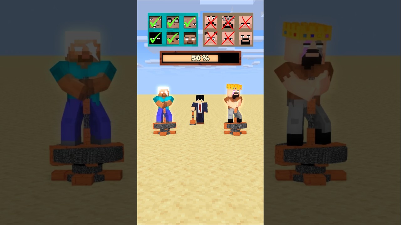 HELP Herobrine To Power Up And Win The Longest Stand #friendship #shorts #trending #anime