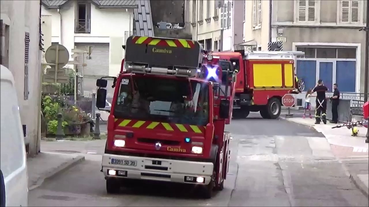 Départ Incendie - Feu dans ERP - SDIS 39 CS Morez/Les Rousses + SDIS Nyon-Dôle + SDIS Vallée de Joux