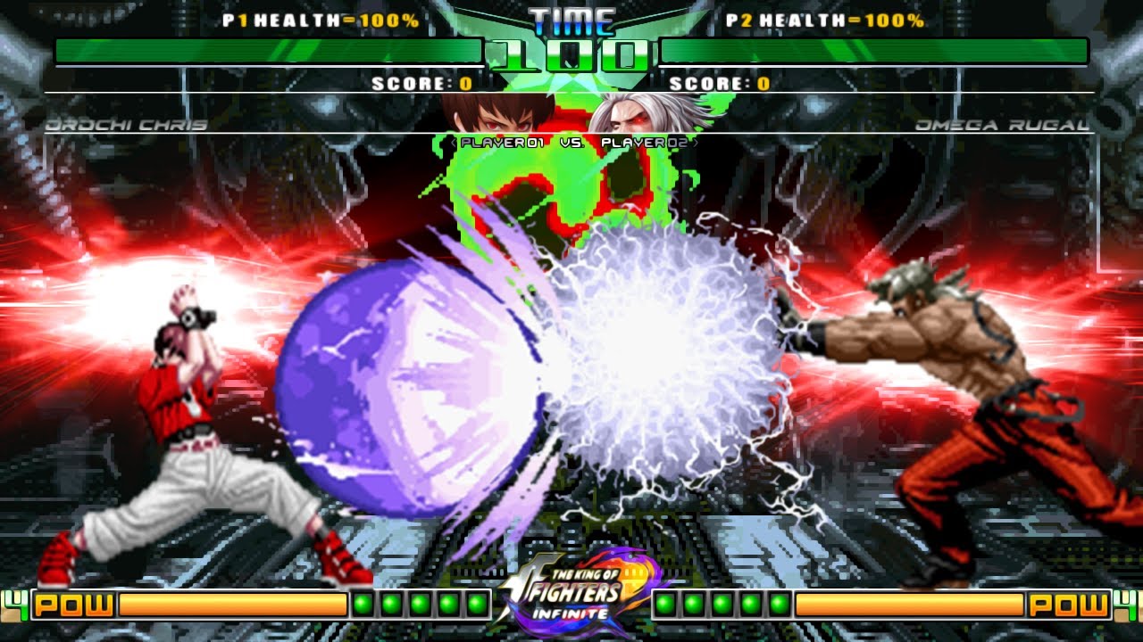 Orochi Chris VS. Omega Rugal