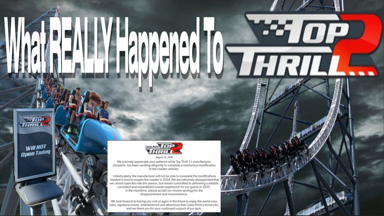 Полная история закрытия Top Thrill 2 в 2024 году — что произошло на самом деле?!?