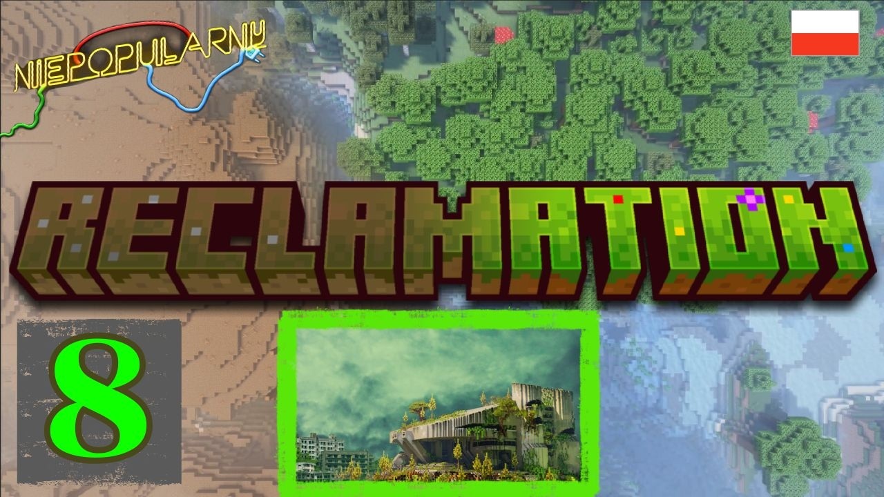 Krowy, świnie i mroczna magia w Minecraft Reclamation #8 PL