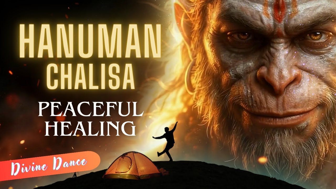 Hanuman Chalisa (7x) get Peaceful Sleep with Energy Goosebumps | हनुमान चालीसा | Healing Version