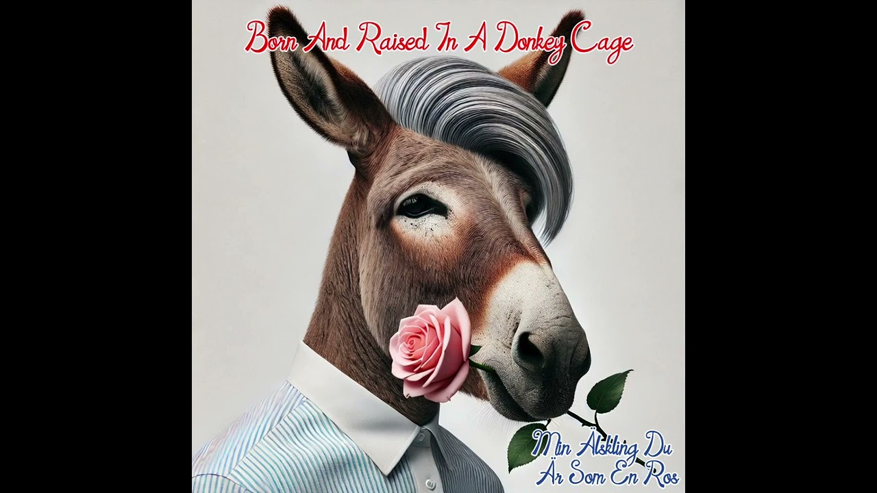 Born And Raised In A Donkey Cage - Min Älskling Du Är Som En Ros (Evert Taube-cover)