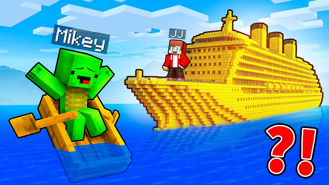 JJ and Mikey Tested All The SHIPS in Minecraft - Maizen