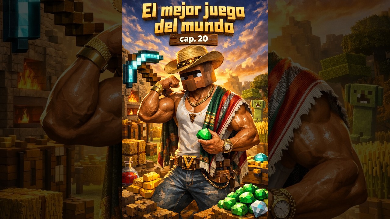 El mejor Juego del Mundo Cap 20 (Minecraft) 2 aldeanos de fortuna 3