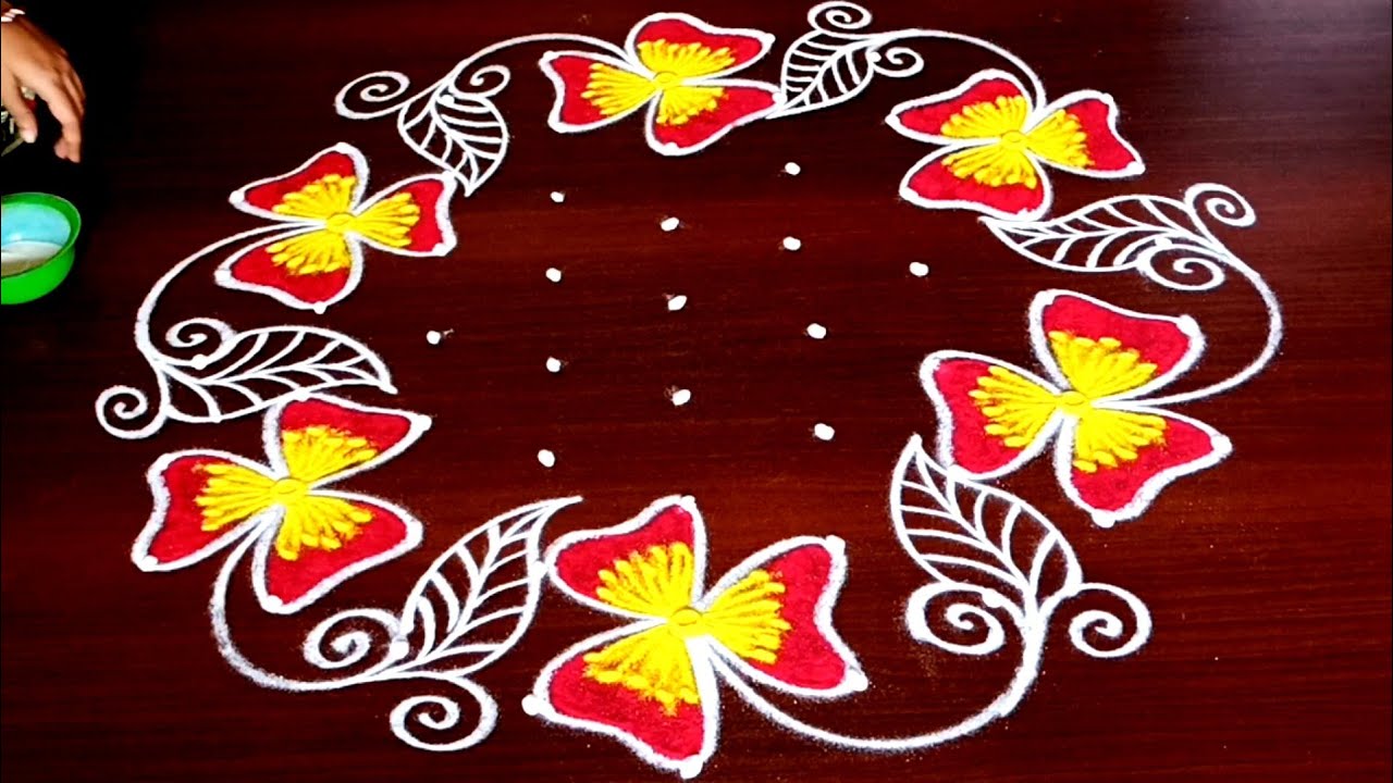 Simple Friday Special Rangoli Designs/Easy kolam designs/Friday kolams/Friday muggulu/Latest rangoli