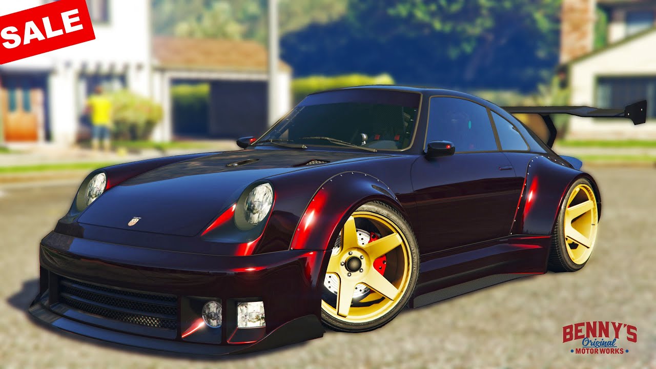Comet Retro Custom Review & How to Customize | GTA V Online | SALE | Rauh-Welt Porsche 911 | Benny's