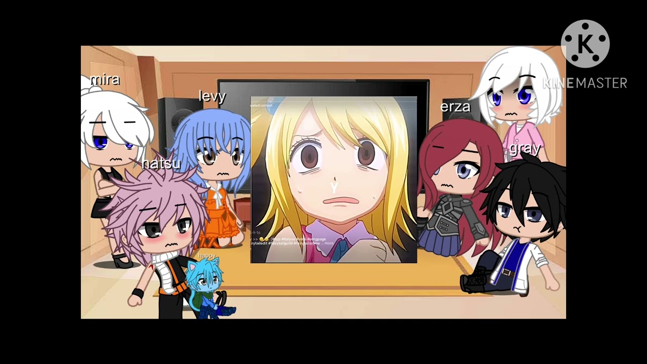 Past fairy tail reacts to Lucy | nalu | enjoy