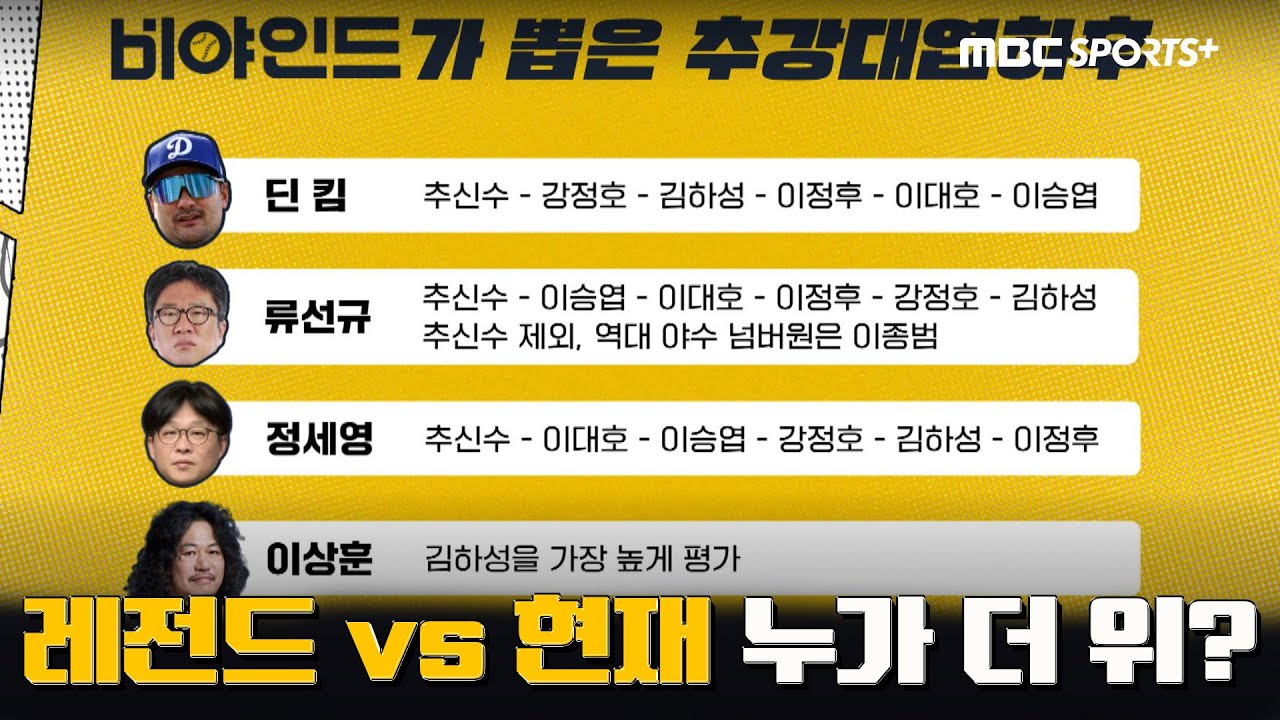 '추강대엽하후' 중 MLB에서 가장 통할 만한 선수는? 다저스 스카우트의 안목 I #비야인드 2025.04.28