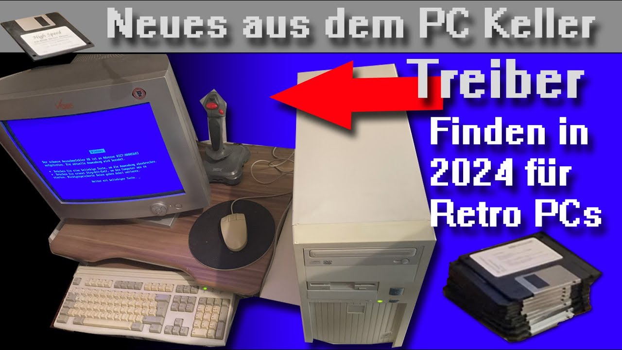 Neues aus dem PC Keller: Wo bekomme ich Treiber für meine alten PCs in 2024? 💾📀