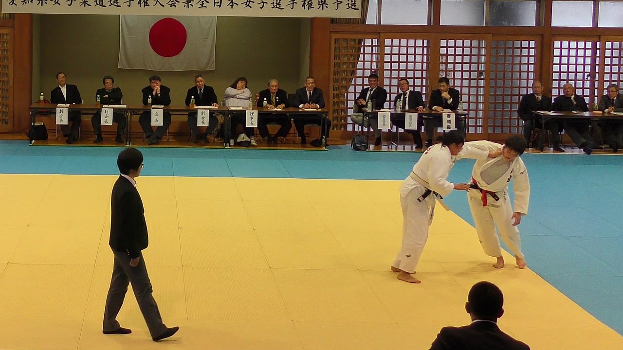 愛知県女子柔道選手権大会 2019/02/11 「リーグ戦上位 古屋選手 対 松本選手」