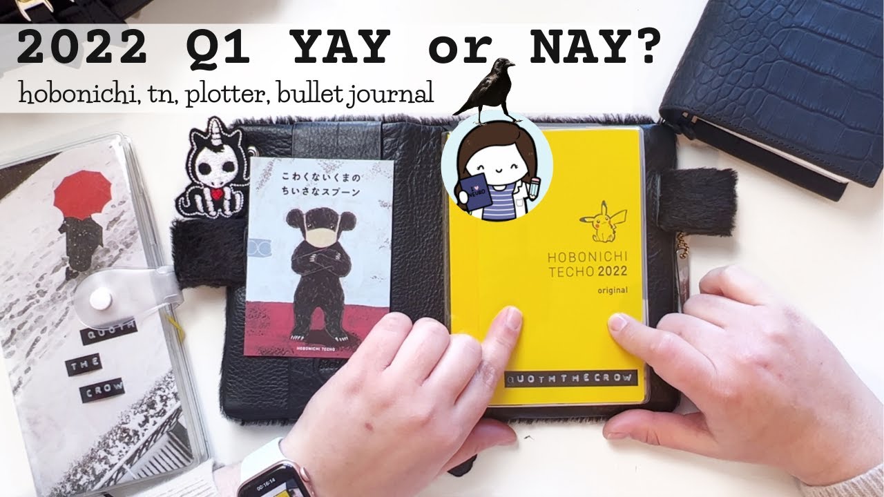 2022 Q1 Planners and Journals Recap | @quoththecrow @ScientistPlans  Collab