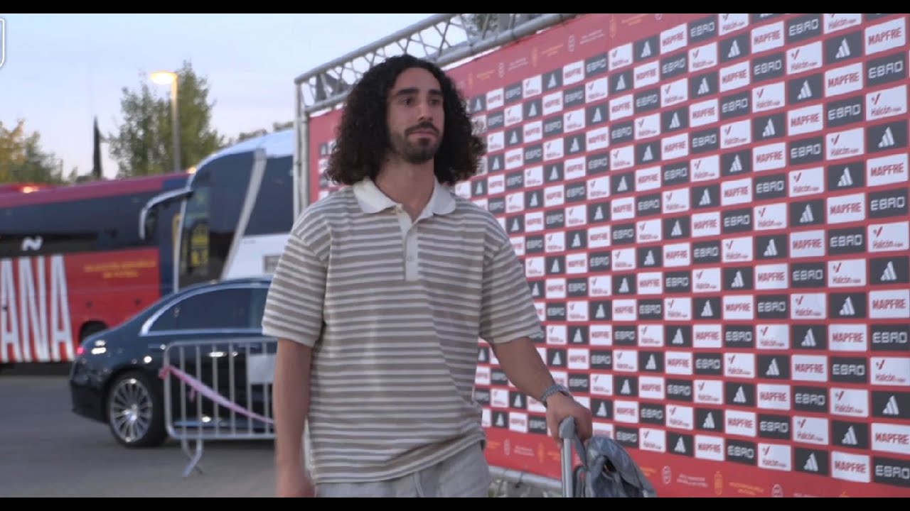 Olmo, Cucurella, Merino arrive for Spain training | WeShow Sports