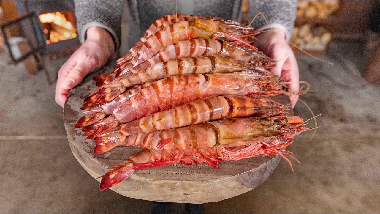 I Smoked and Fried these MONSTER SHRIMPS  and they are so good I could trade them for a ROLEX Watch