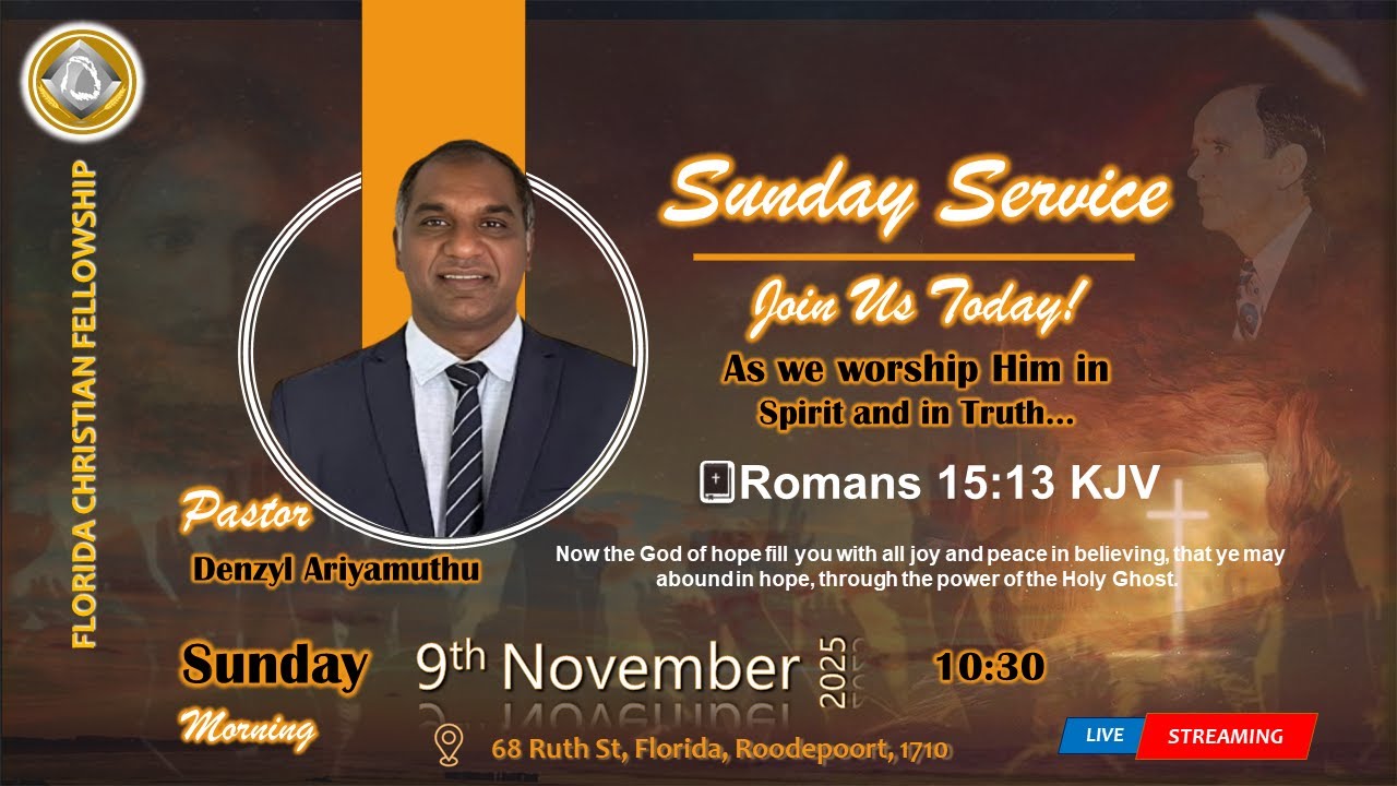Sunday 9th of November 2025 | Pastor Denzyl Ariyamuthu | Ruth Recognizing Her Day and Her Message