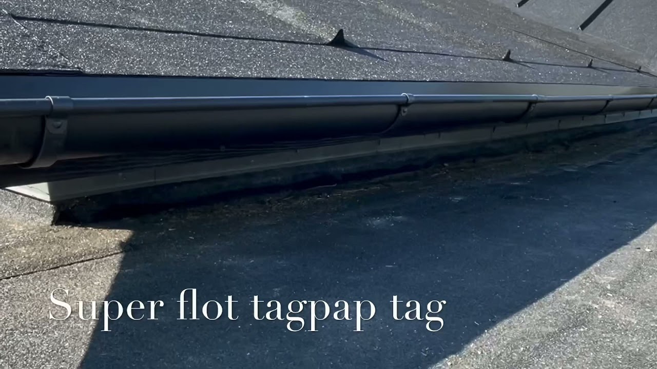 Lækker tagpap tag med lister 2021