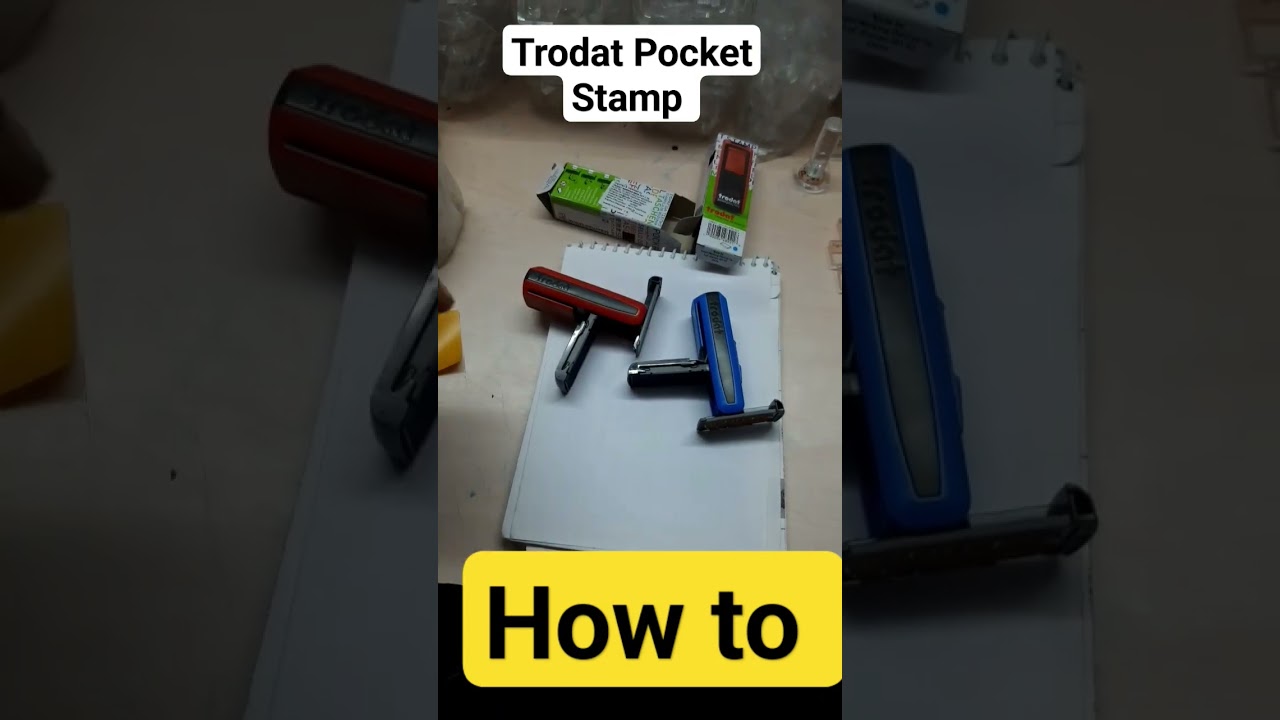 How to make Trodat Pocket Stamp | #Stamp #viral #trending #shorts