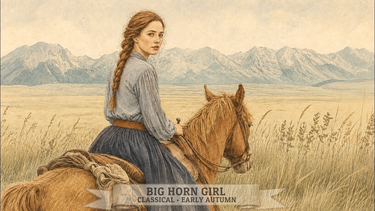A New Season on the Golden Prairie | Big Horn Girl | Classical for Focus  | No Mid-Roll Ads
