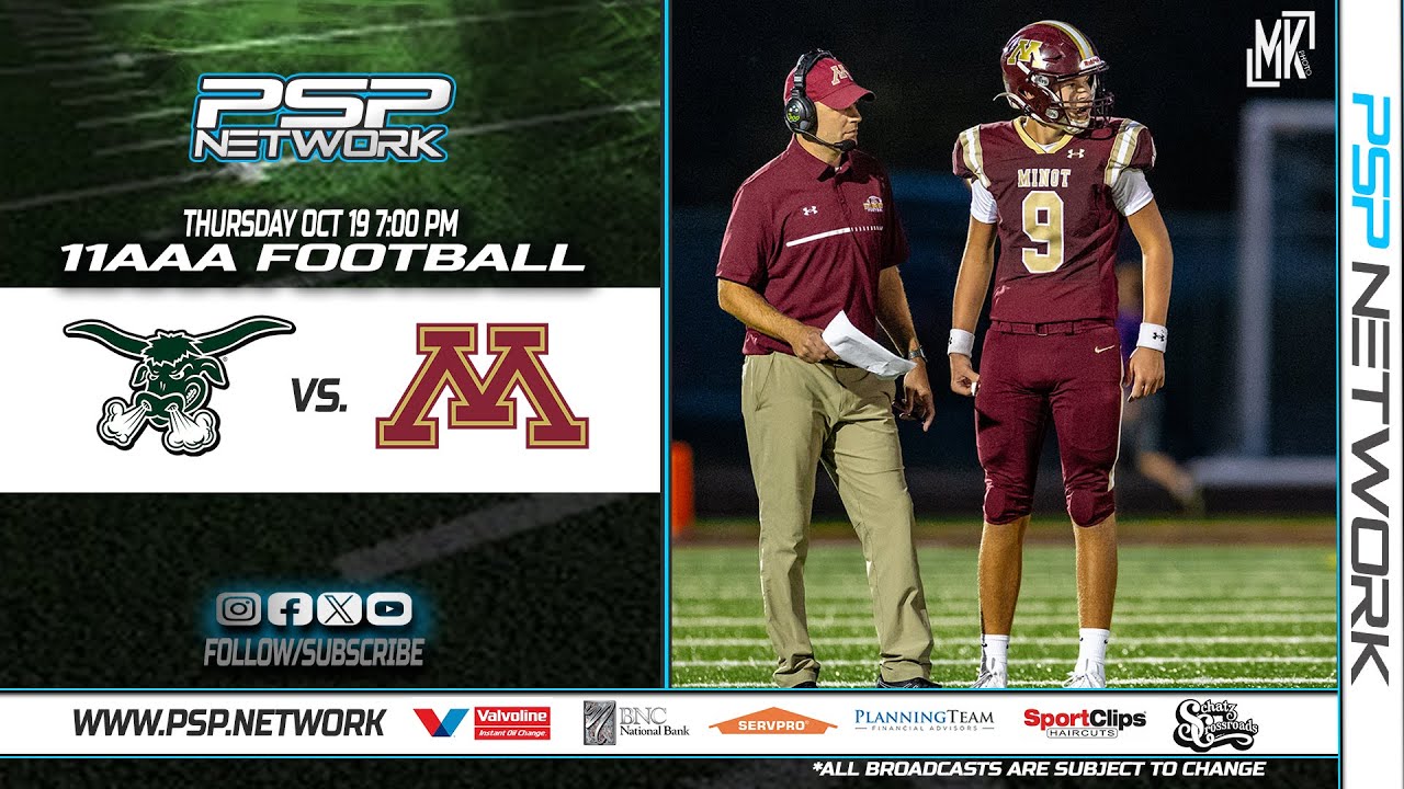 🏈 (10-19-23) 3A Football: West Fargo at #2 Minot