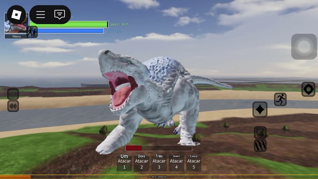 Jogando de Godzilla e chimu 