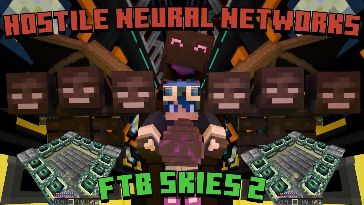 | Minecraft FTB Skies 2 | Exploring Hostile Neural Networks🔍| Ep19 (Modded Survival Let’s Play)