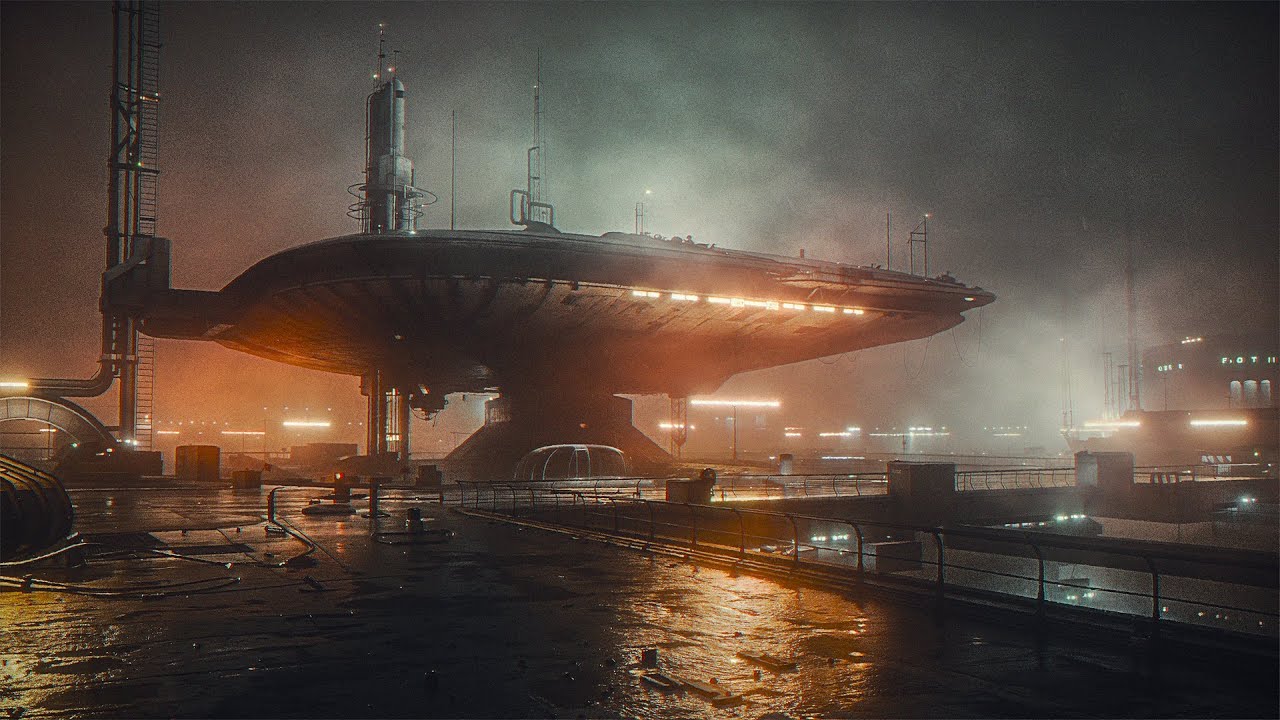 DEEP Cyberpunk Ambient Background Music [4 HOURS] Dark Blade Runner Music Vibes