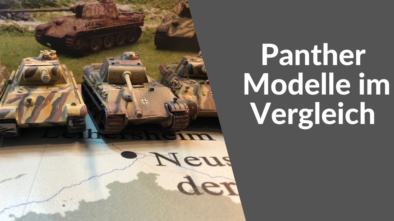 Panther 1:72 Modelle von Italeri, Zvezda, armourfast im Vergleich