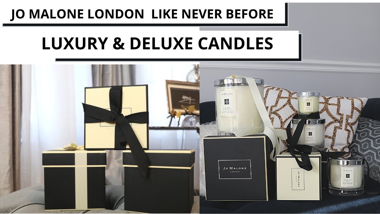 JO MALONE LONDON LUXURY & DELUXE CANDLE UNBOXING! Most Epic candle size! Cari Salgado