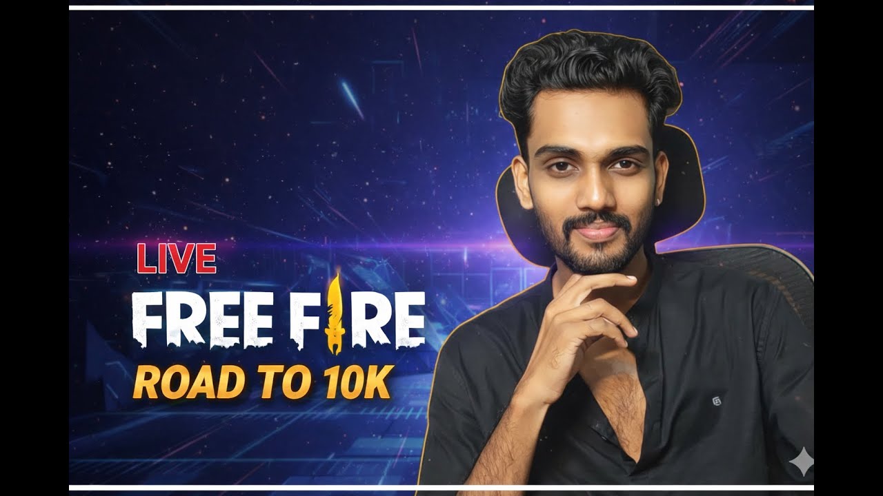 🔴FREE FIRE MALAYALAM LIVE STREAMING⭕ROAD TO 10K SUBSCRIBERS#freefire #malayalam #livegame #onemaster