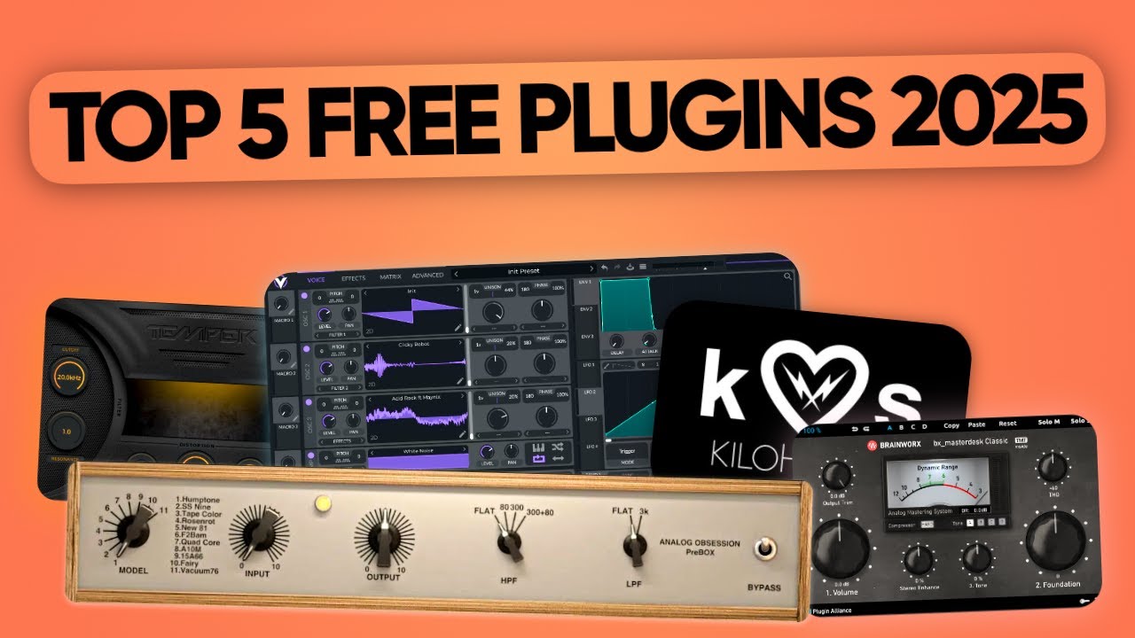 TOP 5 FREE PLUGINS DE 2025 !!