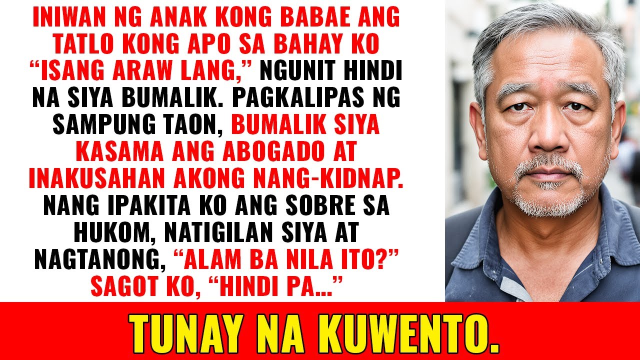 Iniwan sa Akin ng Aking Anak na Babae ang Tatlo Kong Apo… Pagkalipas ng 10 Taon, Inakusahan Niya...